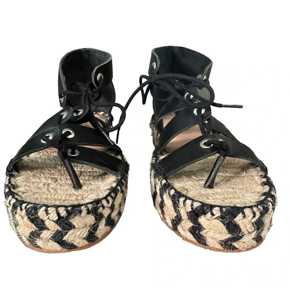 Loeffler Randall | Iggy Lace-up Platform Espadrilles
